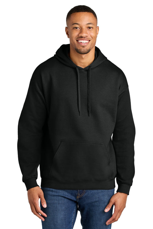 Gildan Softstyle Midweight Pullover Hooded Sweatshirt - Black - front
