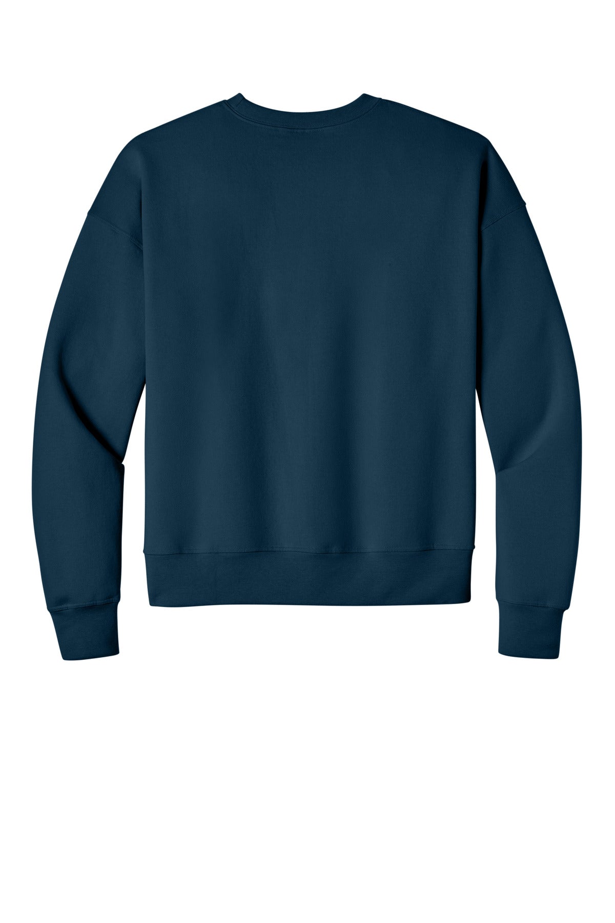 Champion Women's Powerblend Crewneck Sweatshirt - Late Night Blue - flat back
