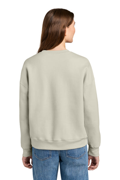 Champion Women's Powerblend Crewneck Sweatshirt - Sand - back