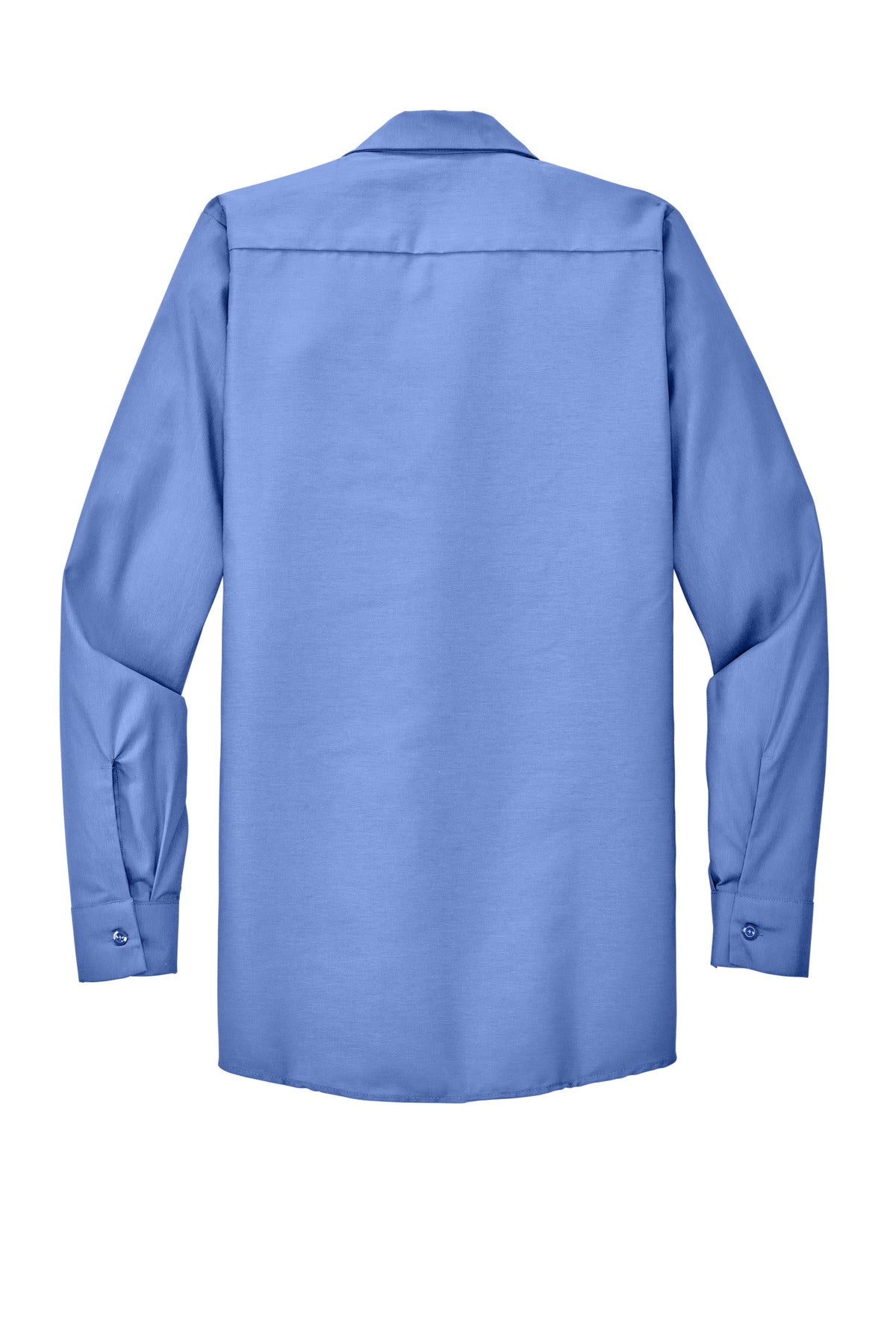 Red Kap Long Sleeve Industrial Work Shirt - Petrol Blue - flat back