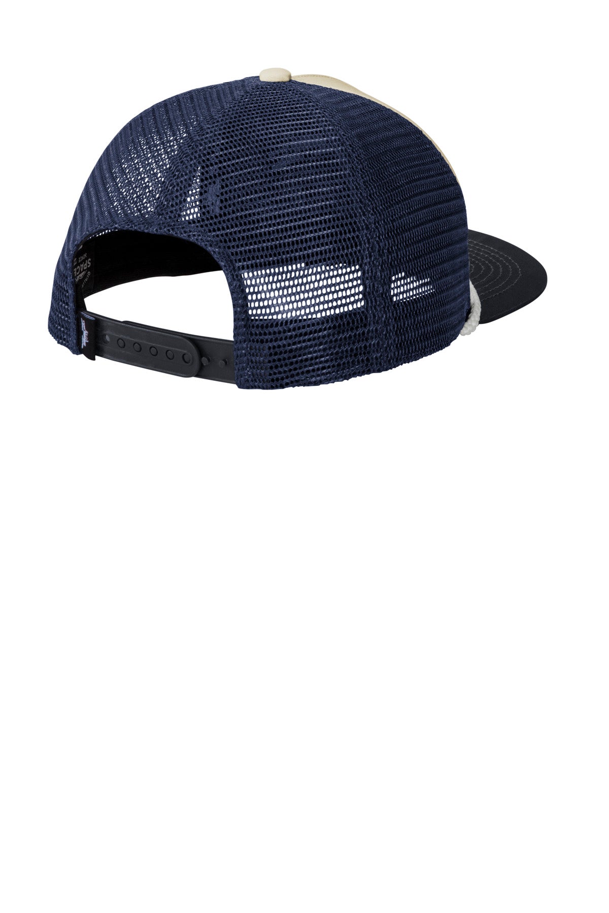 LIMITED EDITION Spacecraft Trucker Cap - Midnight Navy/ White - flat back
