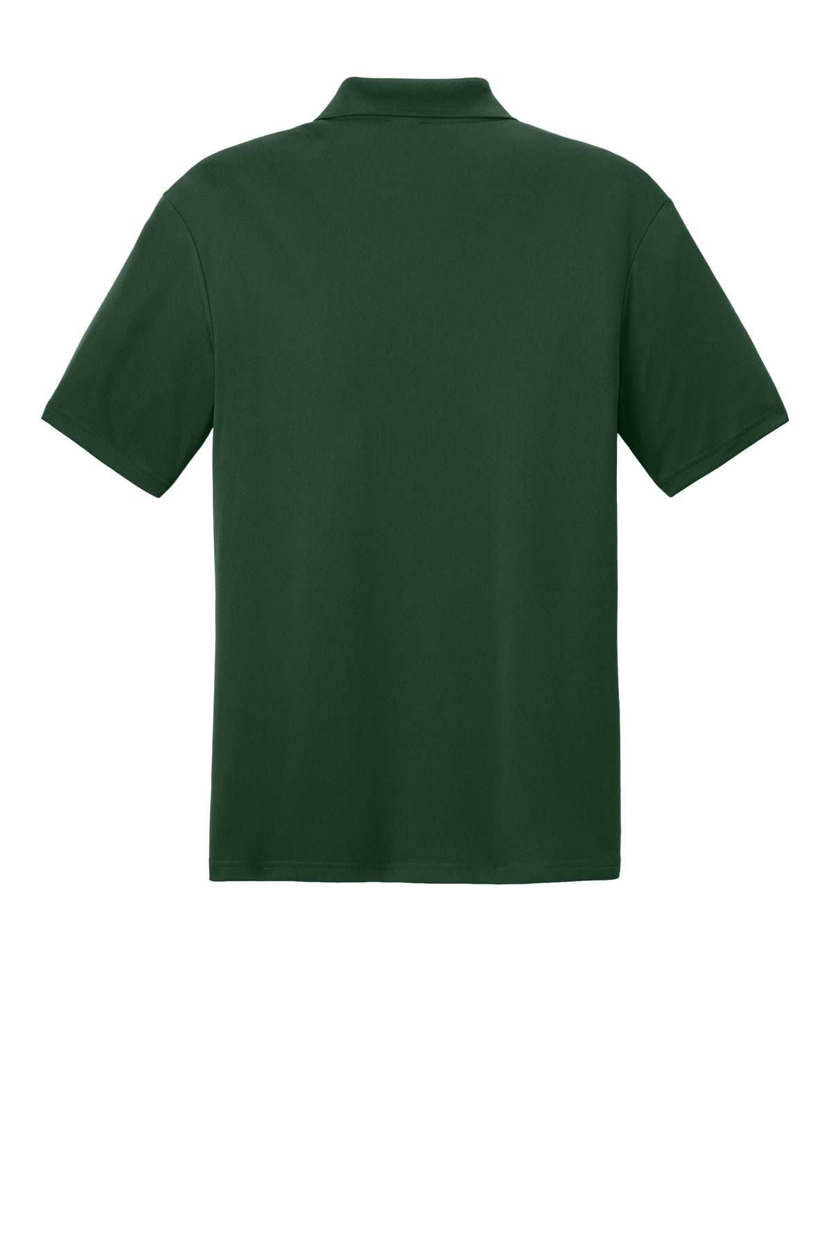 Sport-Tek Competitor United Polo - Forest Green/ White - flat back
