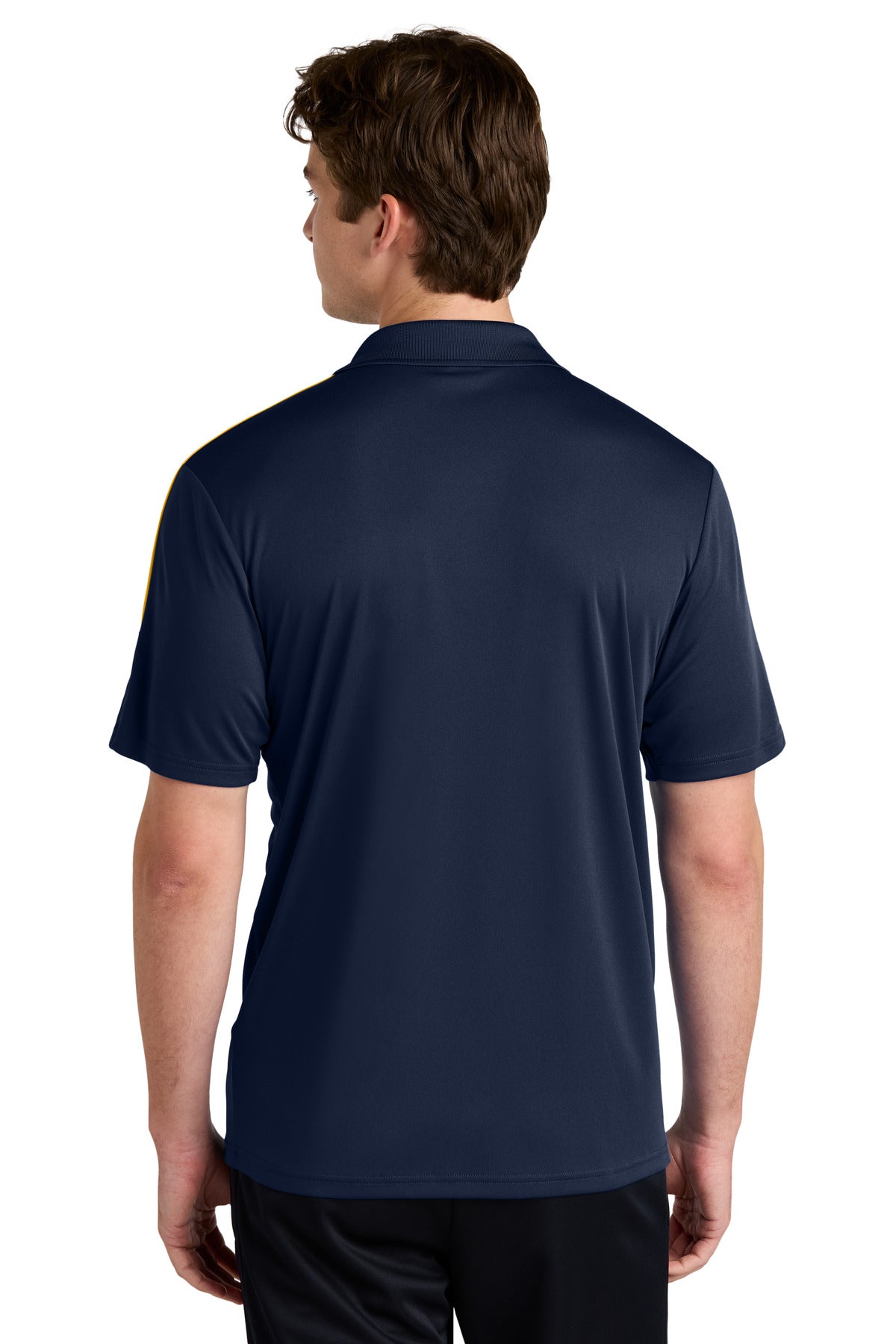 Sport-Tek Competitor United Polo - True Navy/ Gold - back