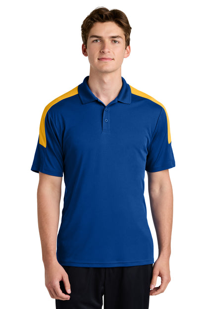 Sport-Tek Competitor United Polo - True Royal/ Gold - front