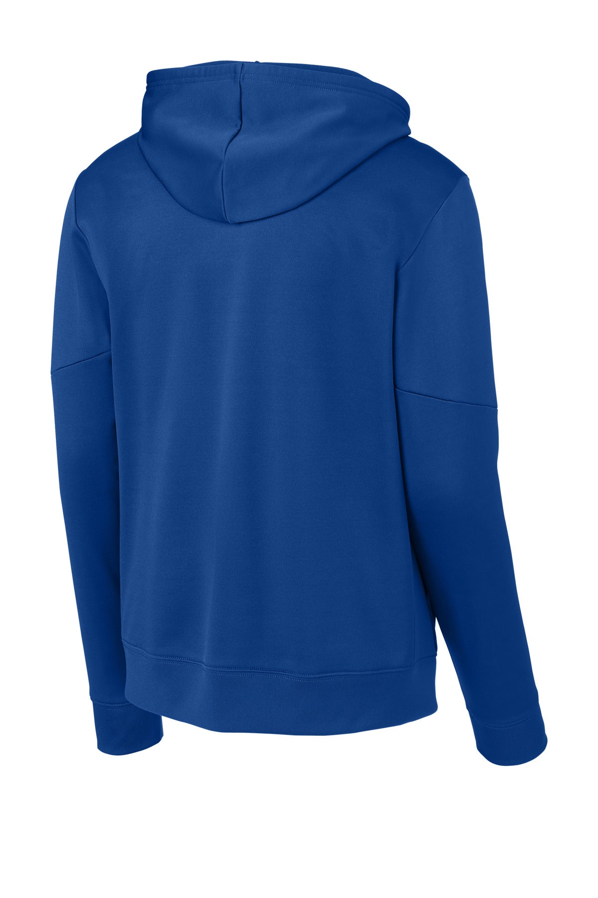 Sport-Tek Sport-Wick Fleece United Pullover Hoodie - True Royal/ White - flat back