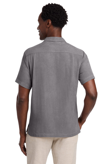 Tommy Bahama Tropic Isles Short Sleeve Shirt - Shadow - back