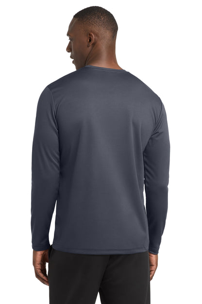 Sport-Tek PosiCharge RacerMesh Long Sleeve Tee - Graphite - back