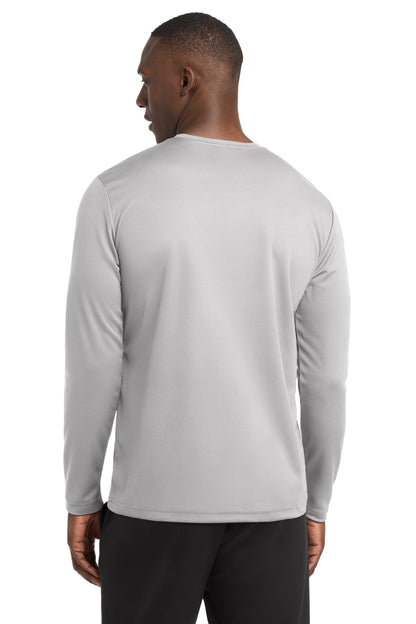 Sport-Tek PosiCharge RacerMesh Long Sleeve Tee - Silver - back