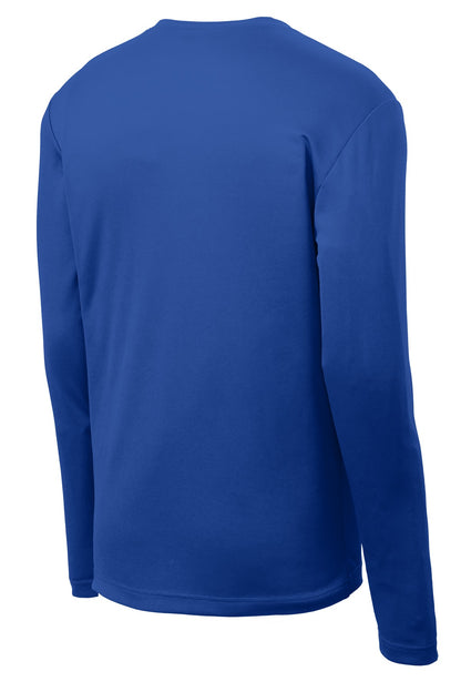 Sport-Tek PosiCharge RacerMesh Long Sleeve Tee - True Royal - flat back