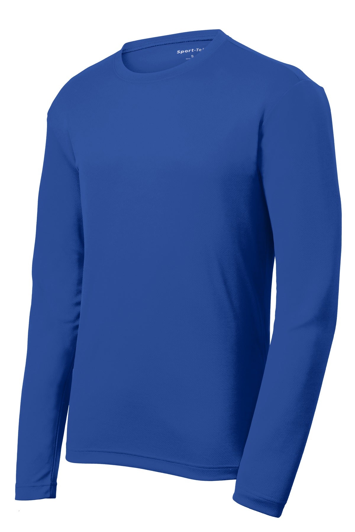 Sport-Tek PosiCharge RacerMesh Long Sleeve Tee - True Royal - flat front
