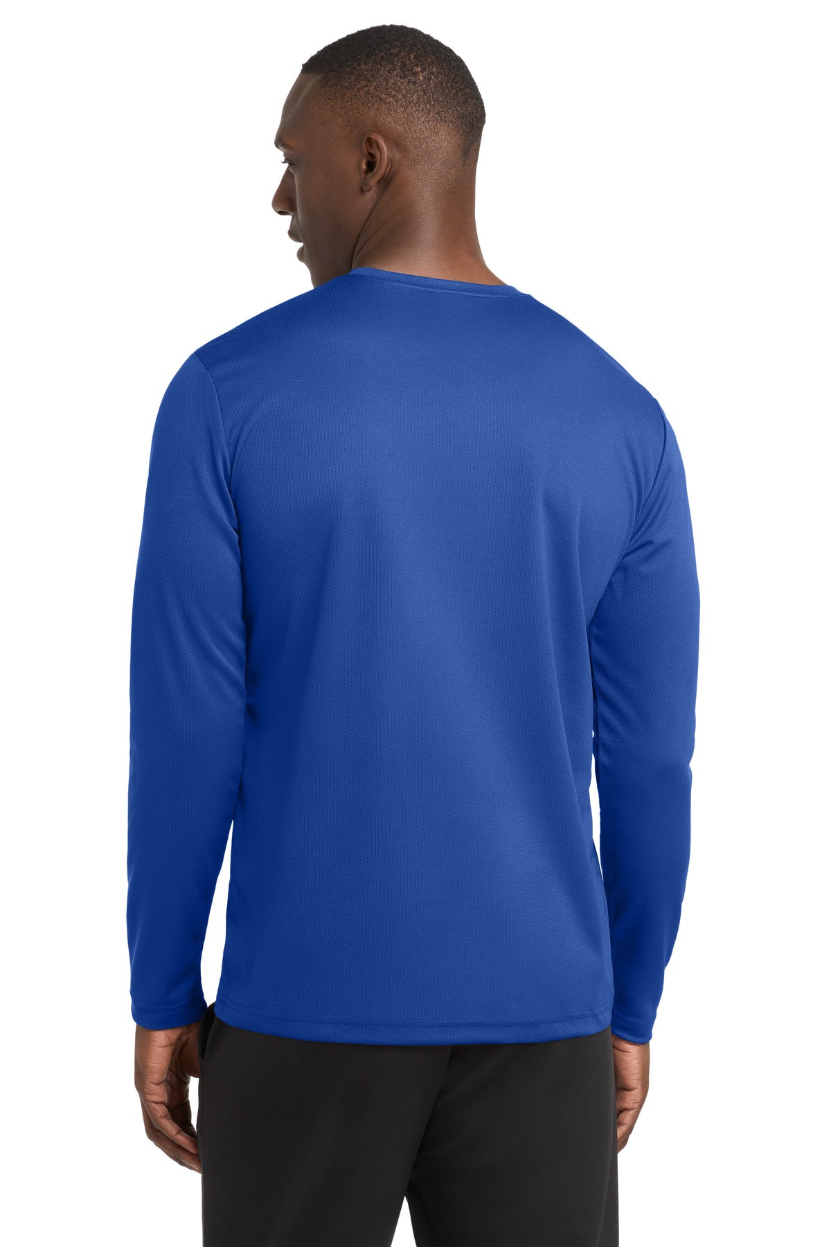 Sport-Tek PosiCharge RacerMesh Long Sleeve Tee - True Royal - back