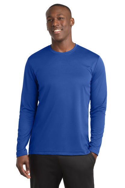 Sport-Tek PosiCharge RacerMesh Long Sleeve Tee - True Royal - front