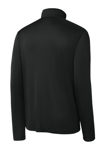 Sport-Tek PosiCharge Competitor 1/4-Zip Pullover - Black - flat back