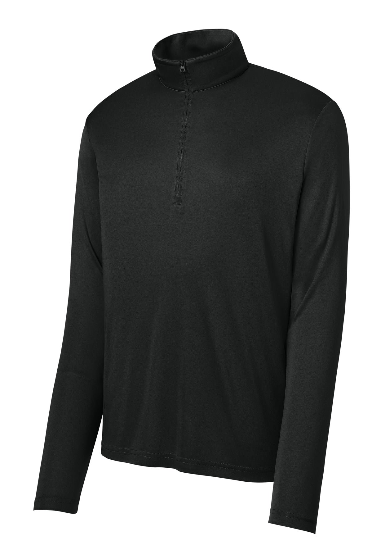 Sport-Tek PosiCharge Competitor 1/4-Zip Pullover - Black - flat front