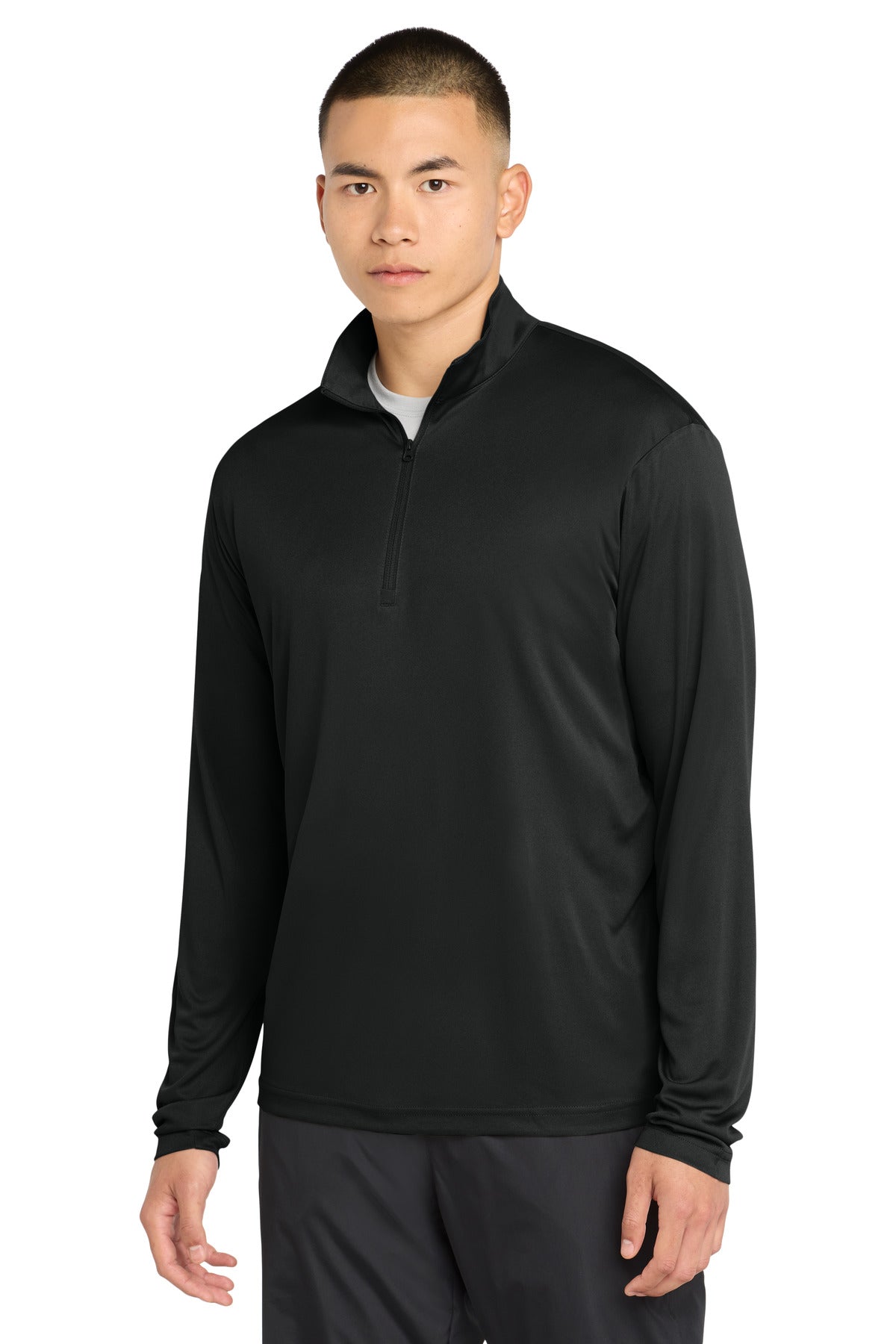 Sport-Tek PosiCharge Competitor 1/4-Zip Pullover - Black - front