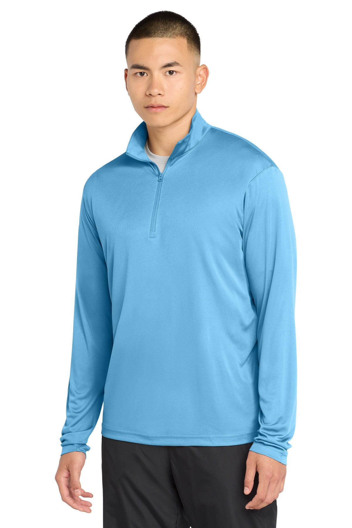 Sport-Tek PosiCharge Competitor 1/4-Zip Pullover - Carolina Blue - front