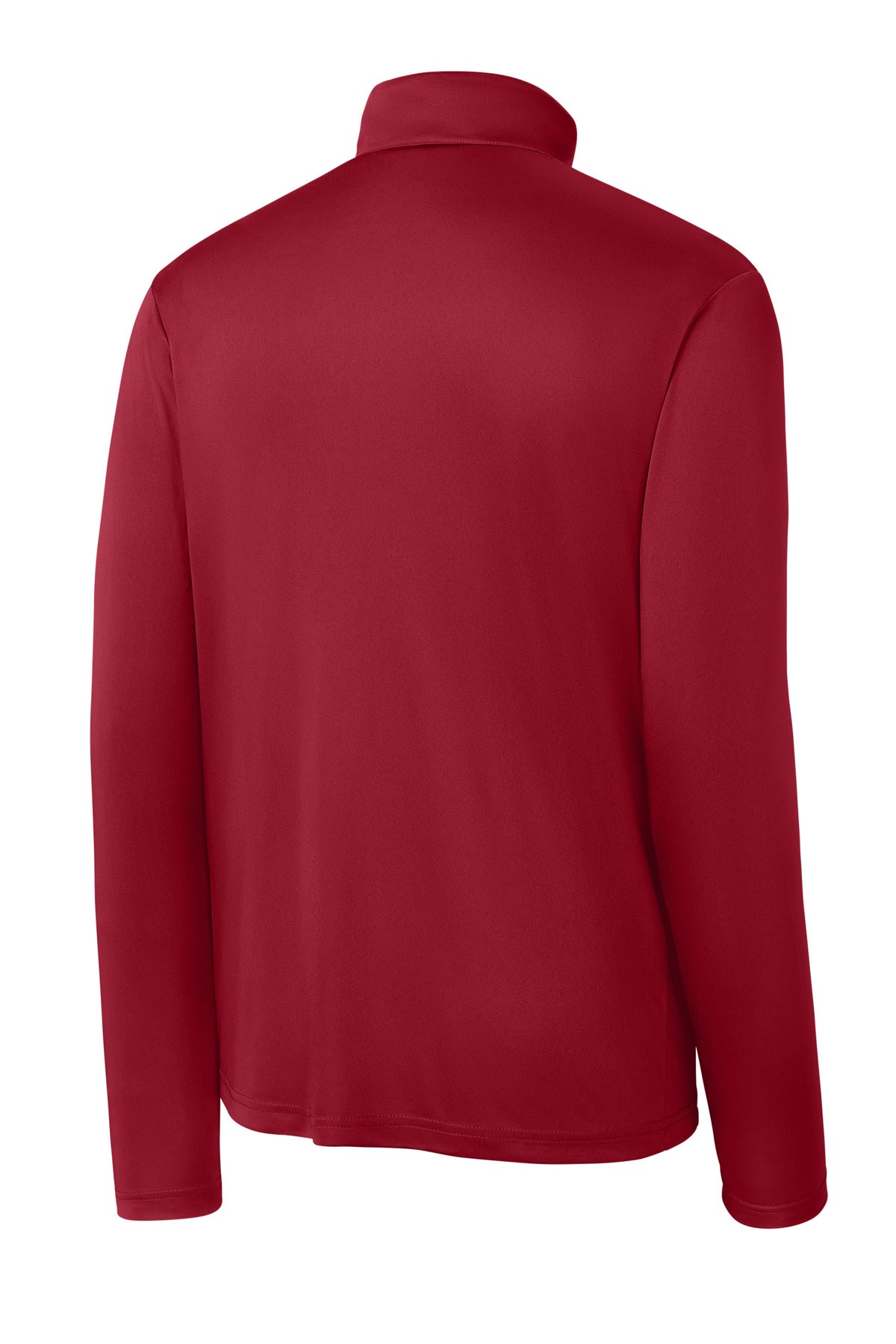 Sport-Tek PosiCharge Competitor 1/4-Zip Pullover - Deep Red - flat back