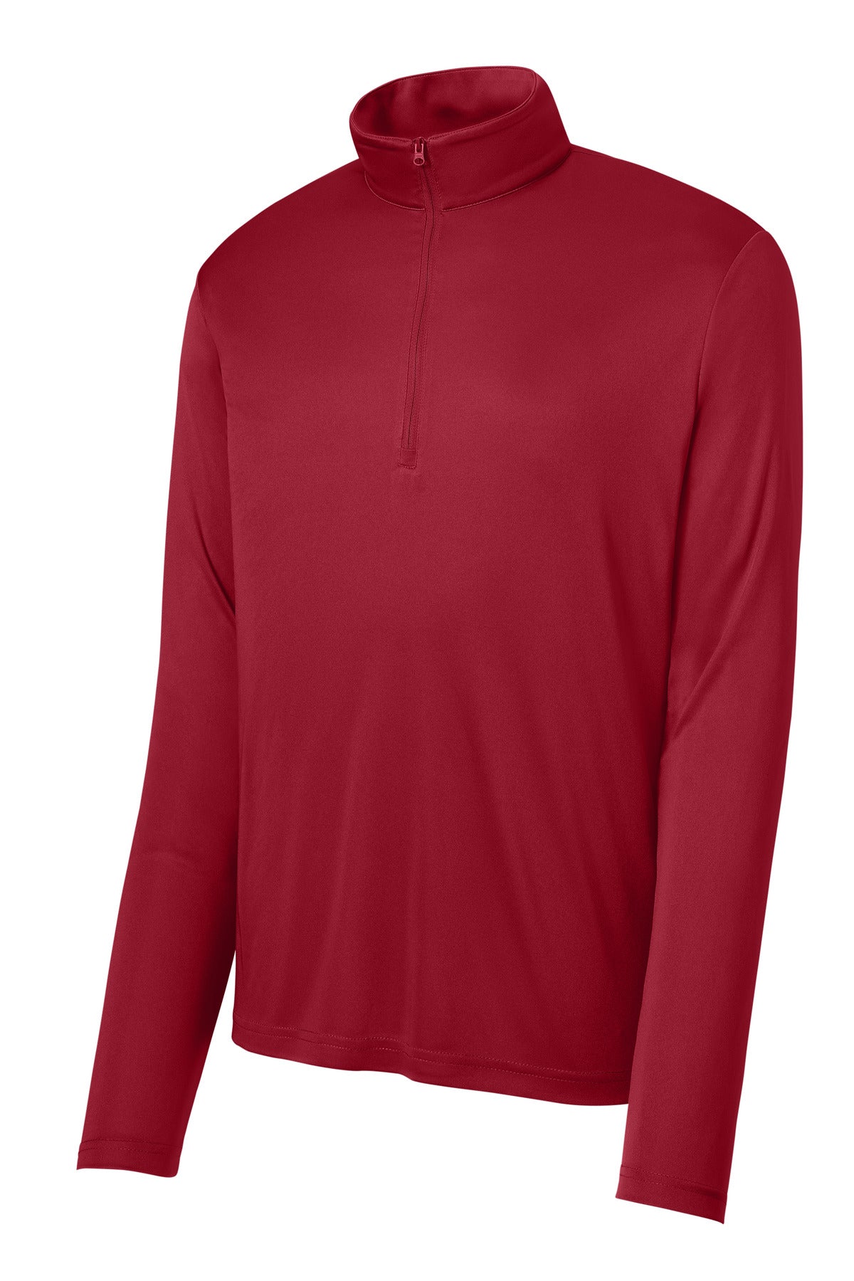 Sport-Tek PosiCharge Competitor 1/4-Zip Pullover - Deep Red - flat front
