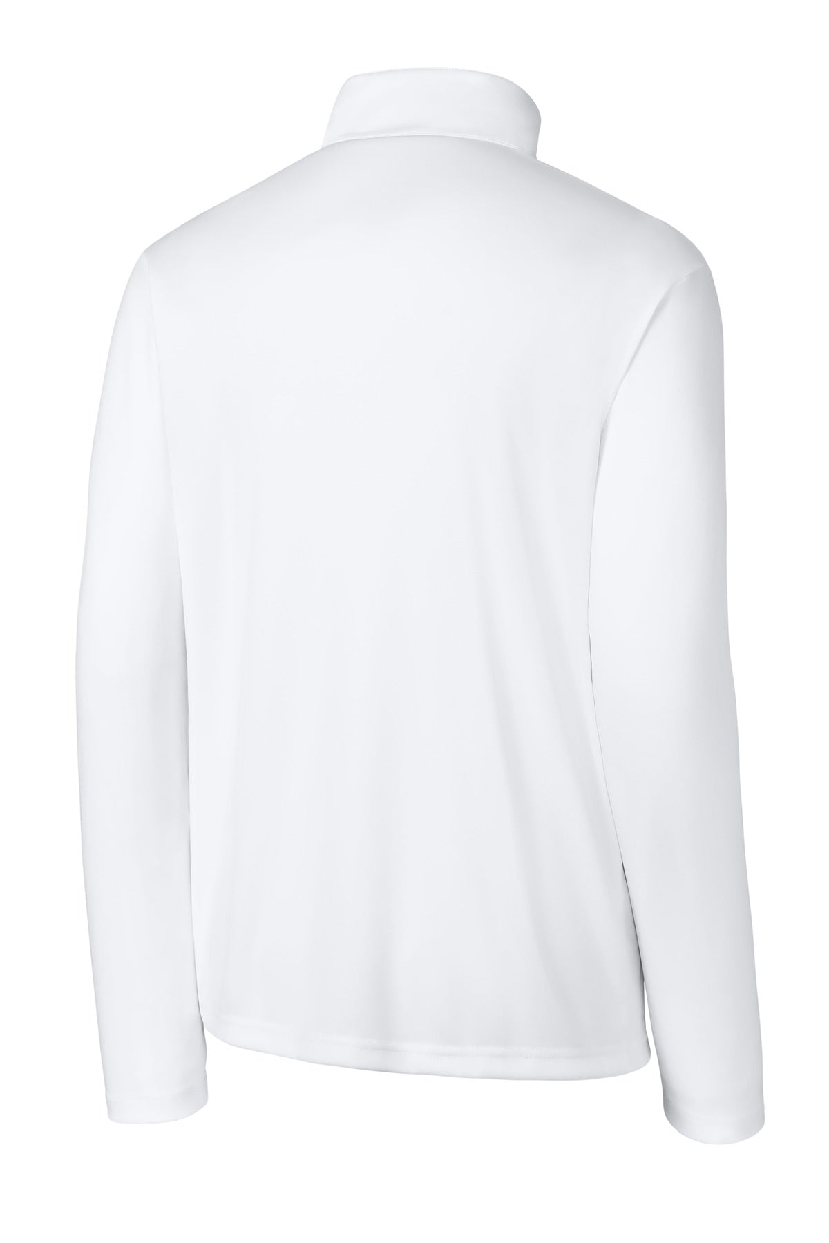 Sport-Tek PosiCharge Competitor 1/4-Zip Pullover - White - flat back