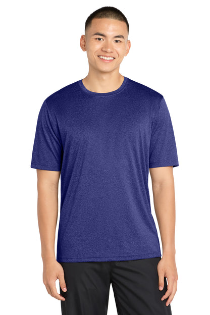 Sport-Tek Heather Contender Tee - Cobalt Heather - front
