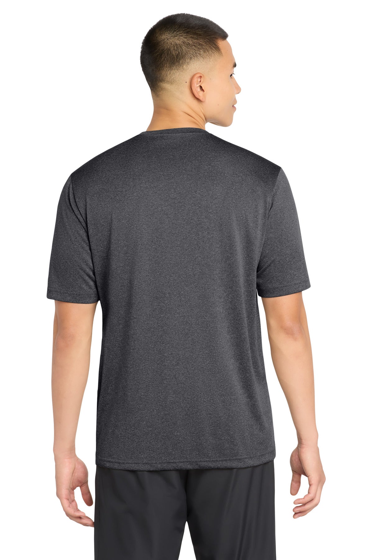 Sport-Tek Heather Contender Tee - Graphite Heather - back