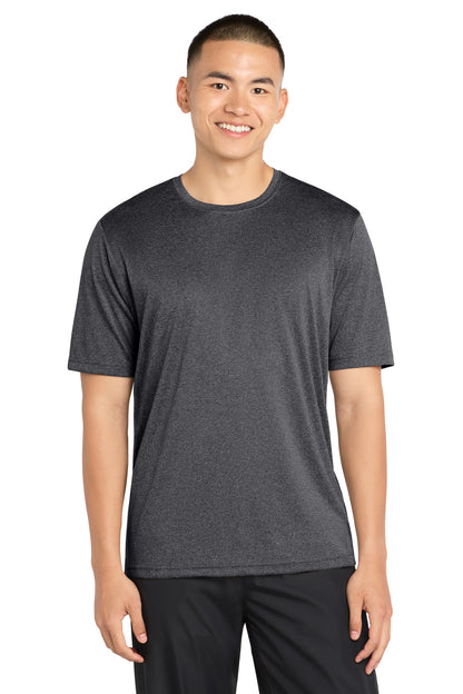 Sport-Tek Heather Contender Tee - Graphite Heather - front