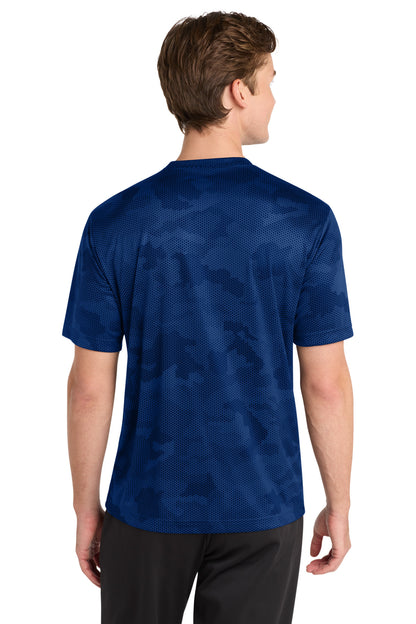 Sport-Tek CamoHex Tee - True Royal - back
