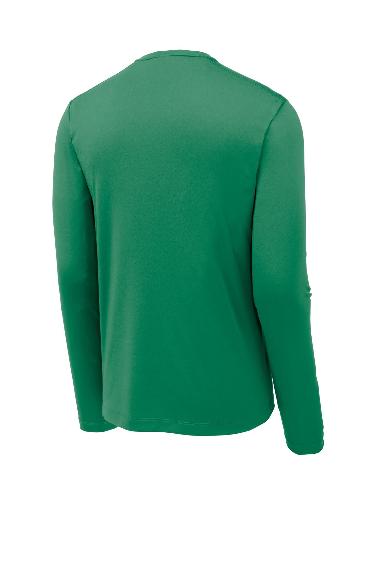 Sport-Tek Posi-UV Pro Long Sleeve Tee - Kelly Green - flat back