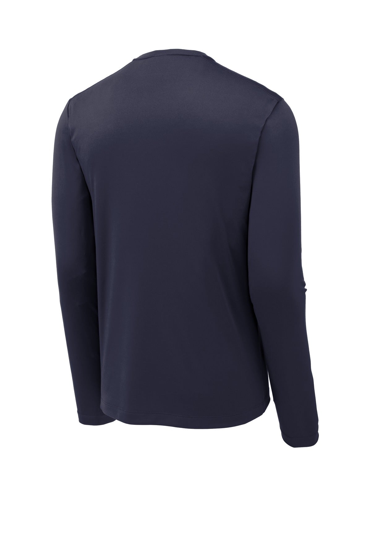 Sport-Tek Posi-UV Pro Long Sleeve Tee - True Navy - flat back
