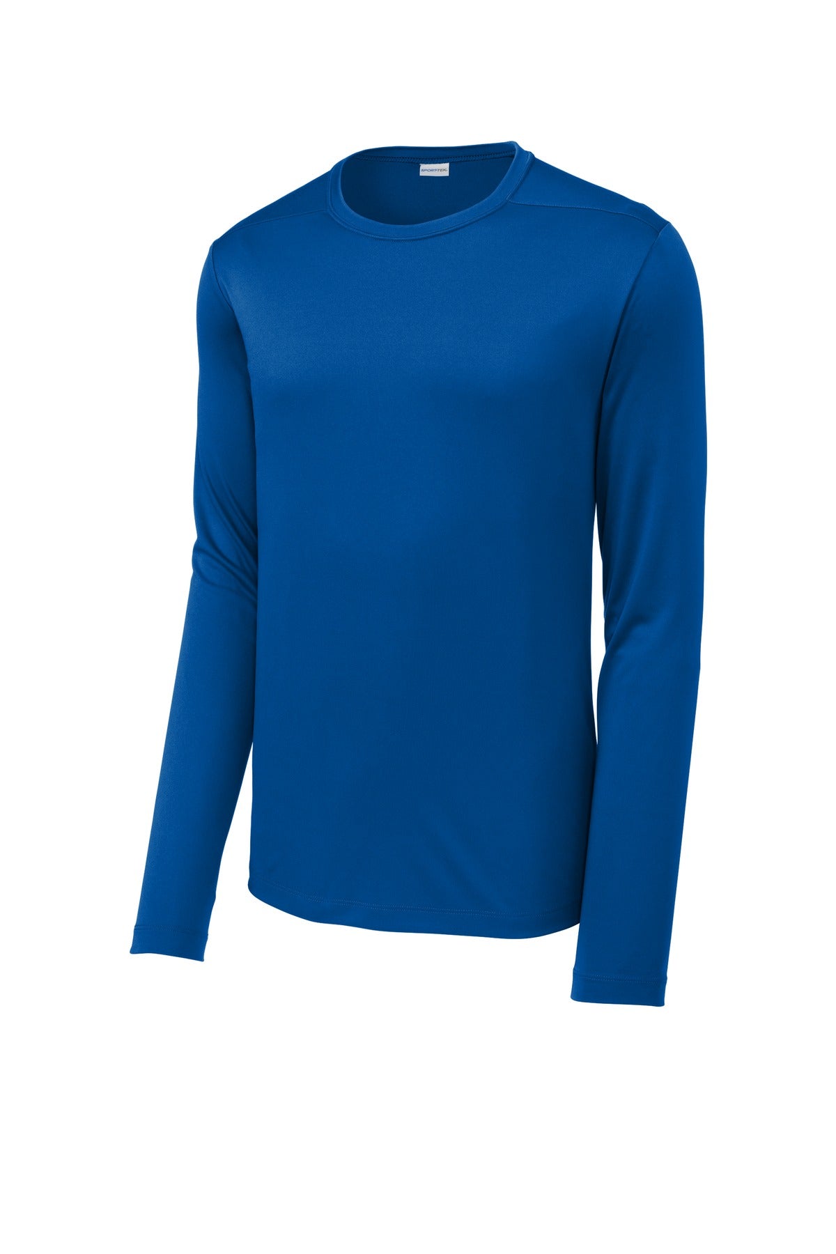 Sport-Tek Posi-UV Pro Long Sleeve Tee - True Royal - flat front