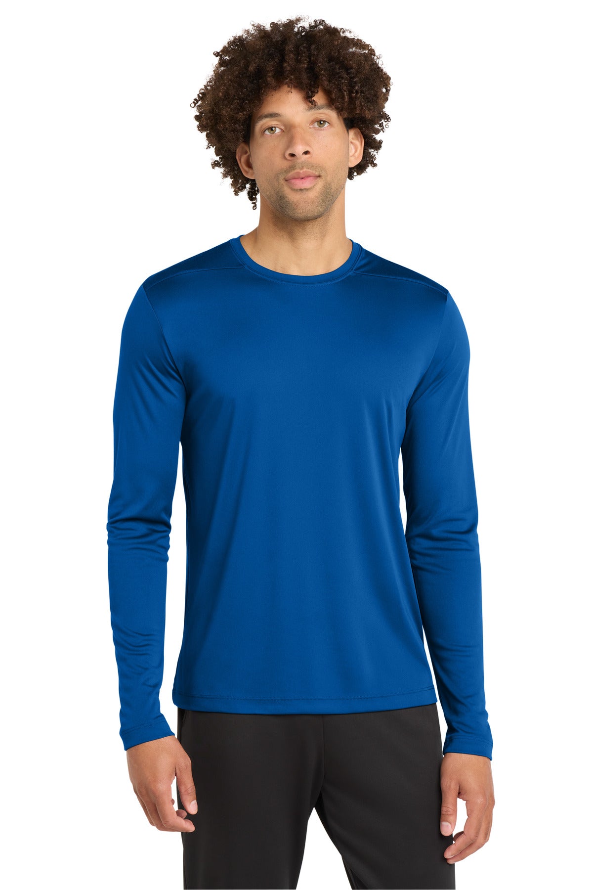 Sport-Tek Posi-UV Pro Long Sleeve Tee - True Royal - front