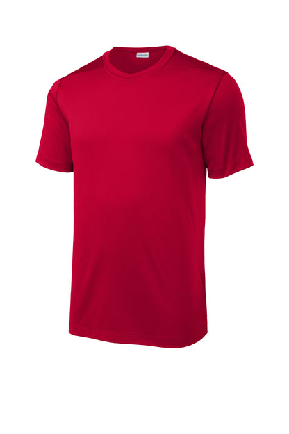 Sport-Tek Posi-UV Pro Tee - Deep Red - flat front