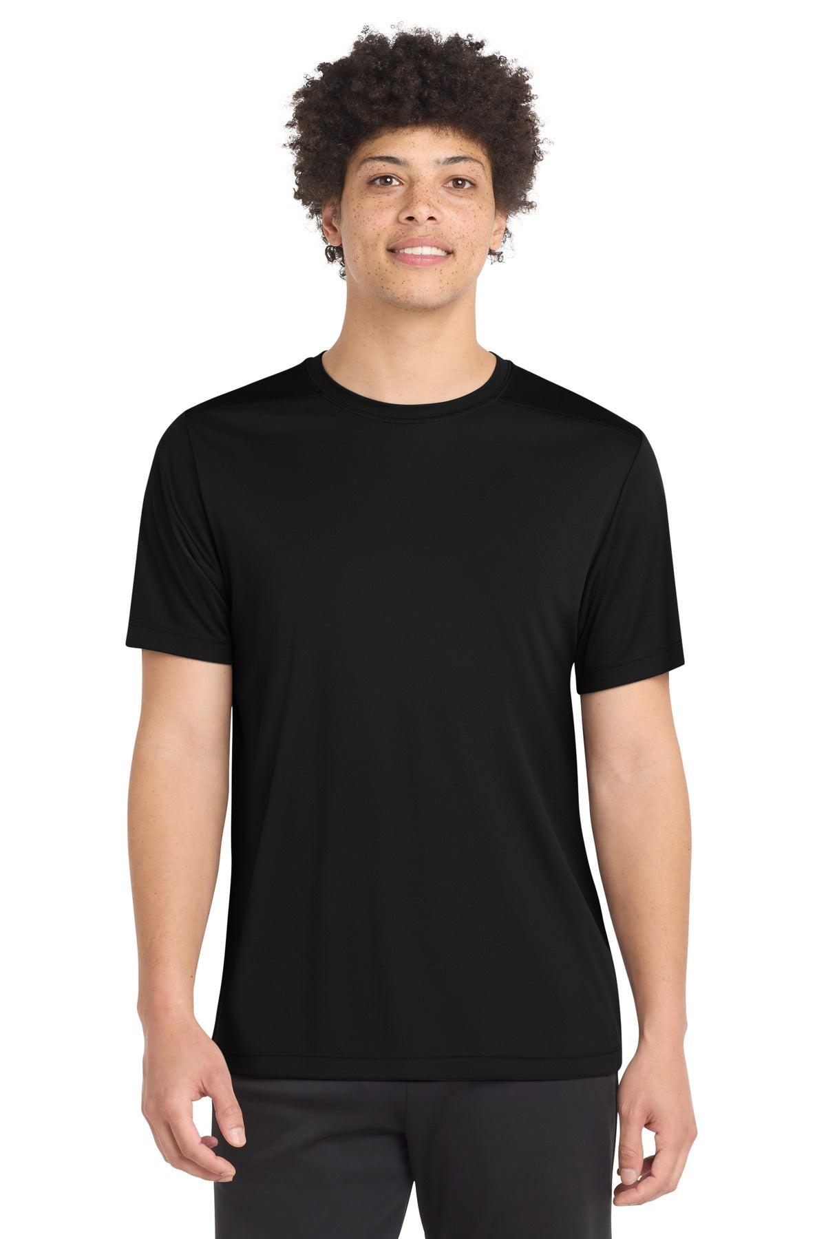Sport-Tek Posi-UV Pro Tee - Black - front