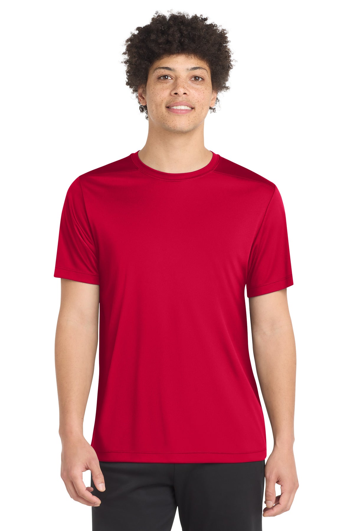 Sport-Tek Posi-UV Pro Tee - Deep Red - front
