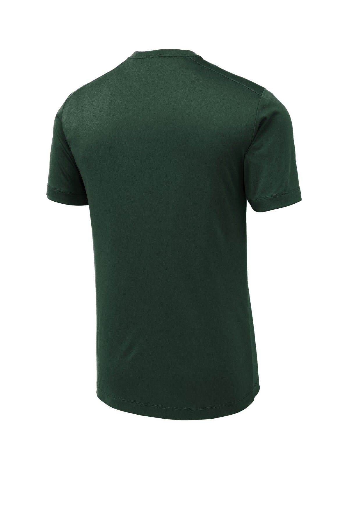 Sport-Tek Posi-UV Pro Tee - Forest Green - flat back