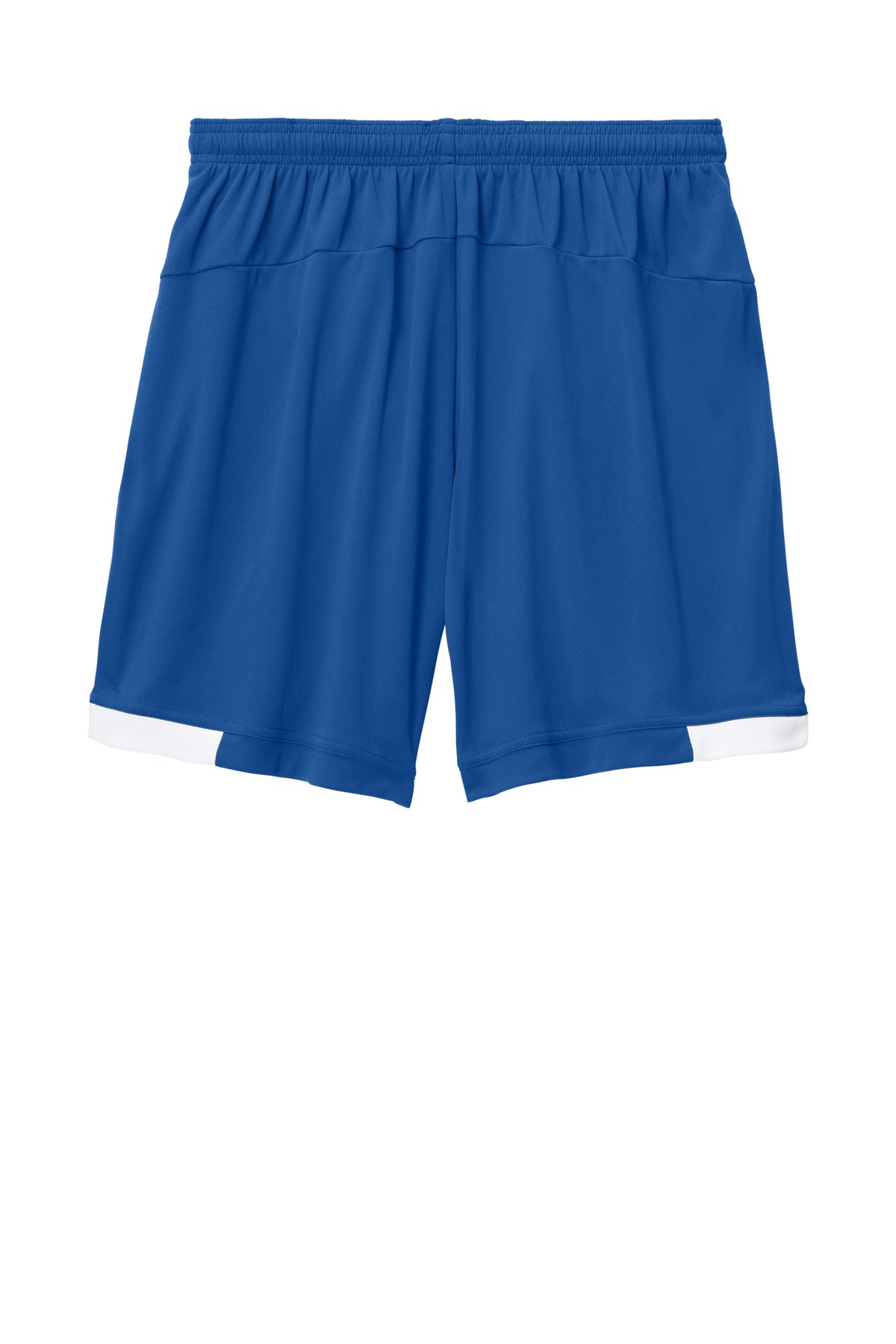Sport-Tek Club 7 Short - True Royal/ White - flat back