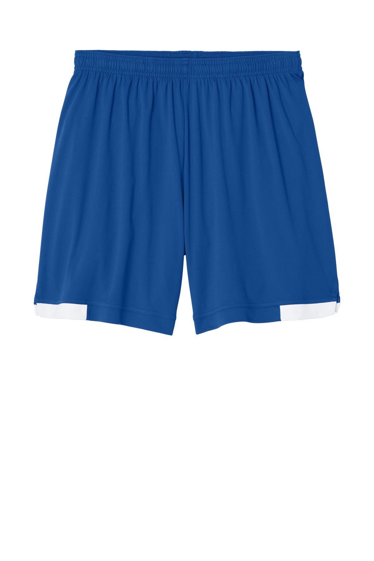 Sport-Tek Club 7 Short - True Royal/ White - flat front