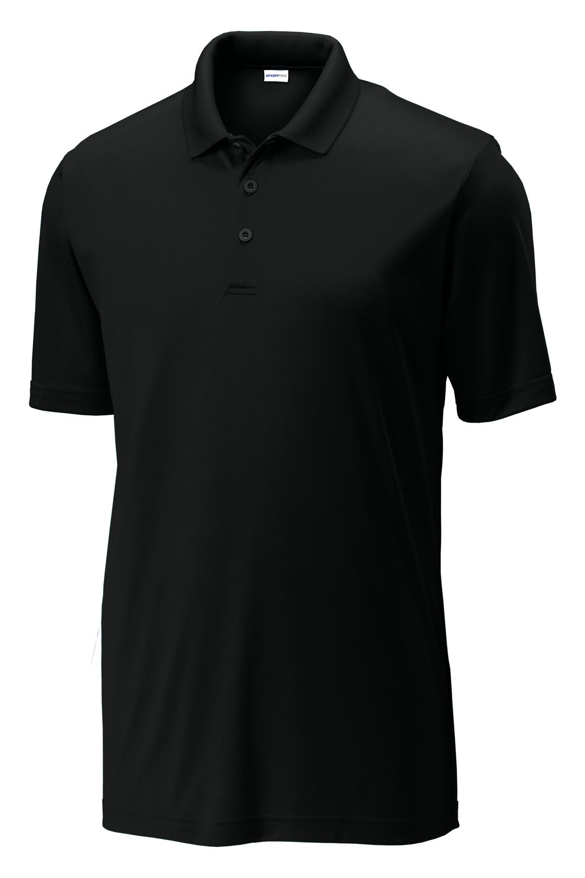 Sport-Tek PosiCharge Competitor Polo - Black - flat front