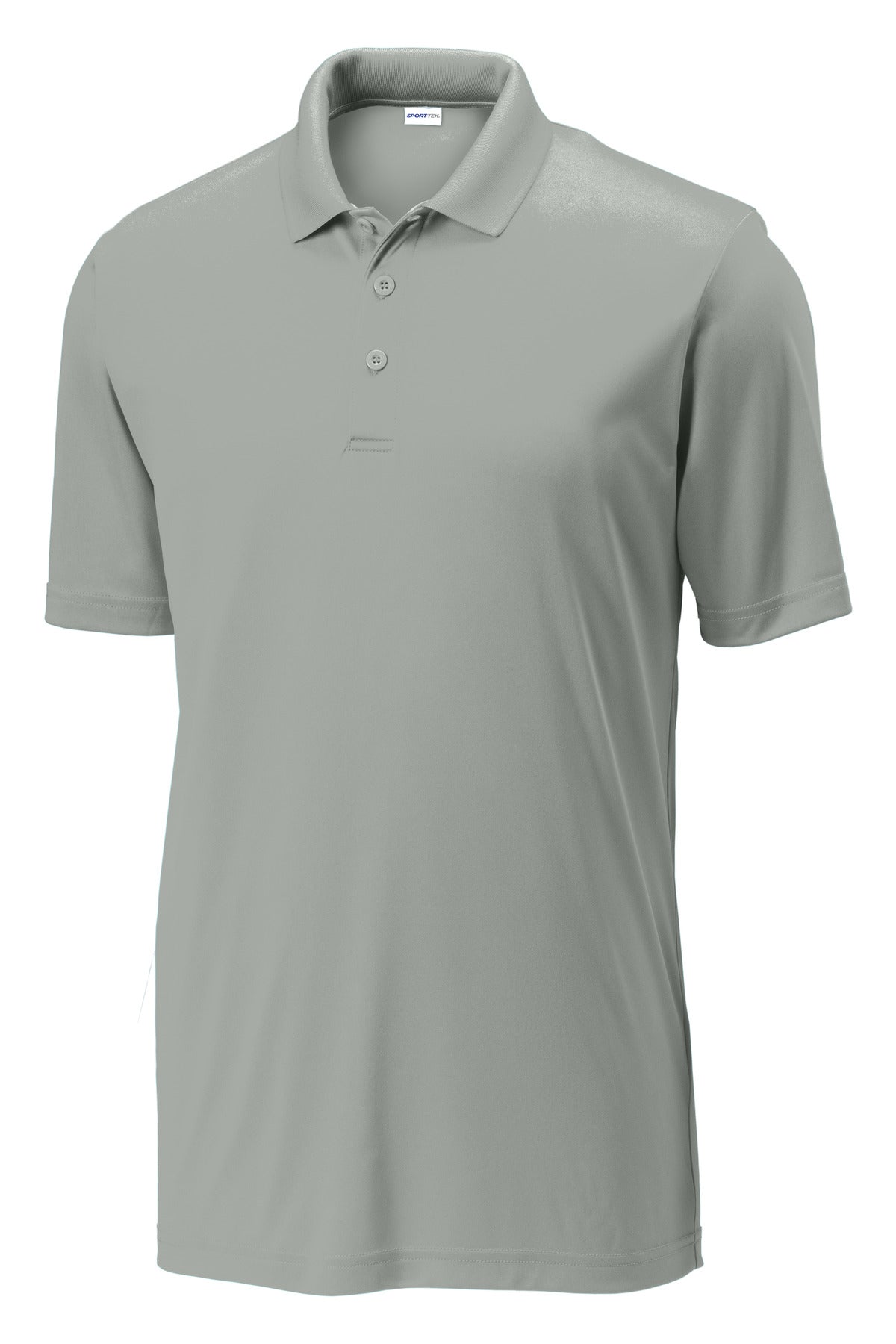 Sport-Tek PosiCharge Competitor Polo - Silver - flat front