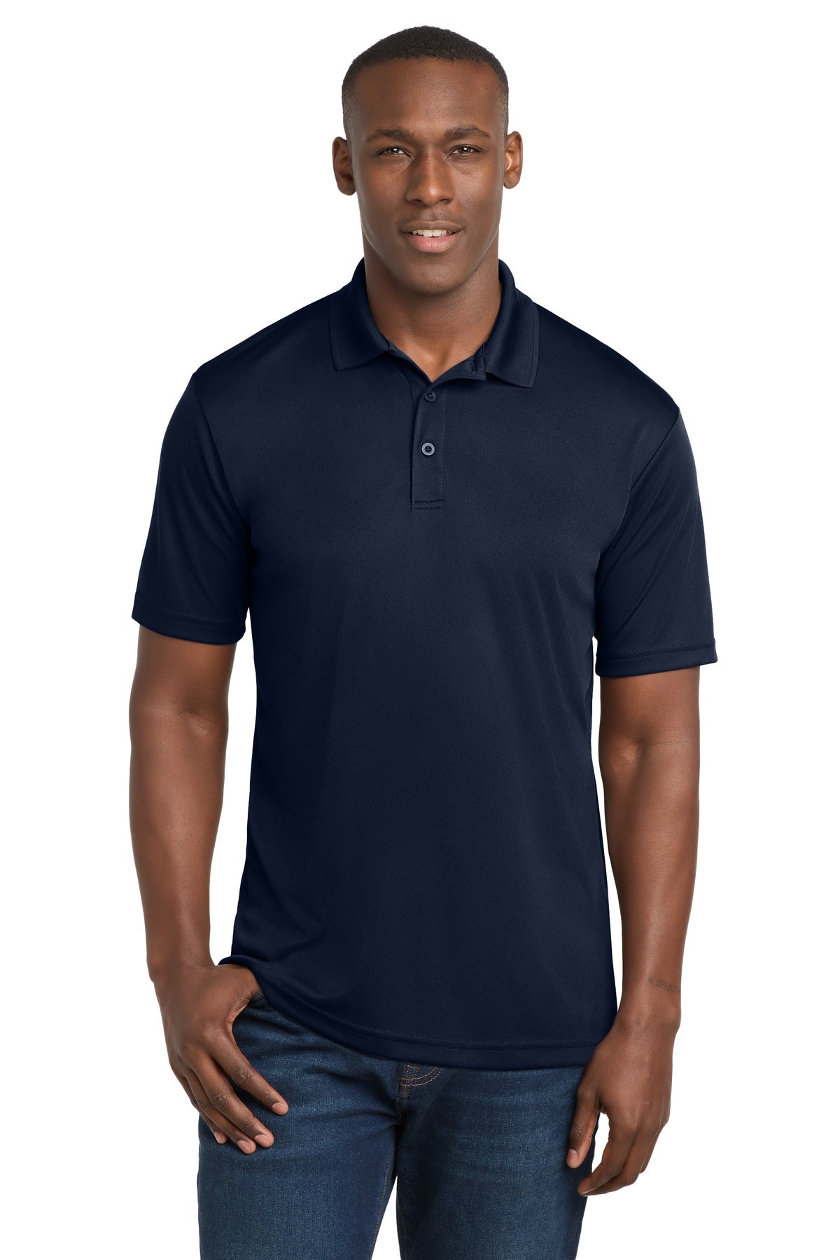 Sport-Tek PosiCharge Competitor Polo - True Navy - front