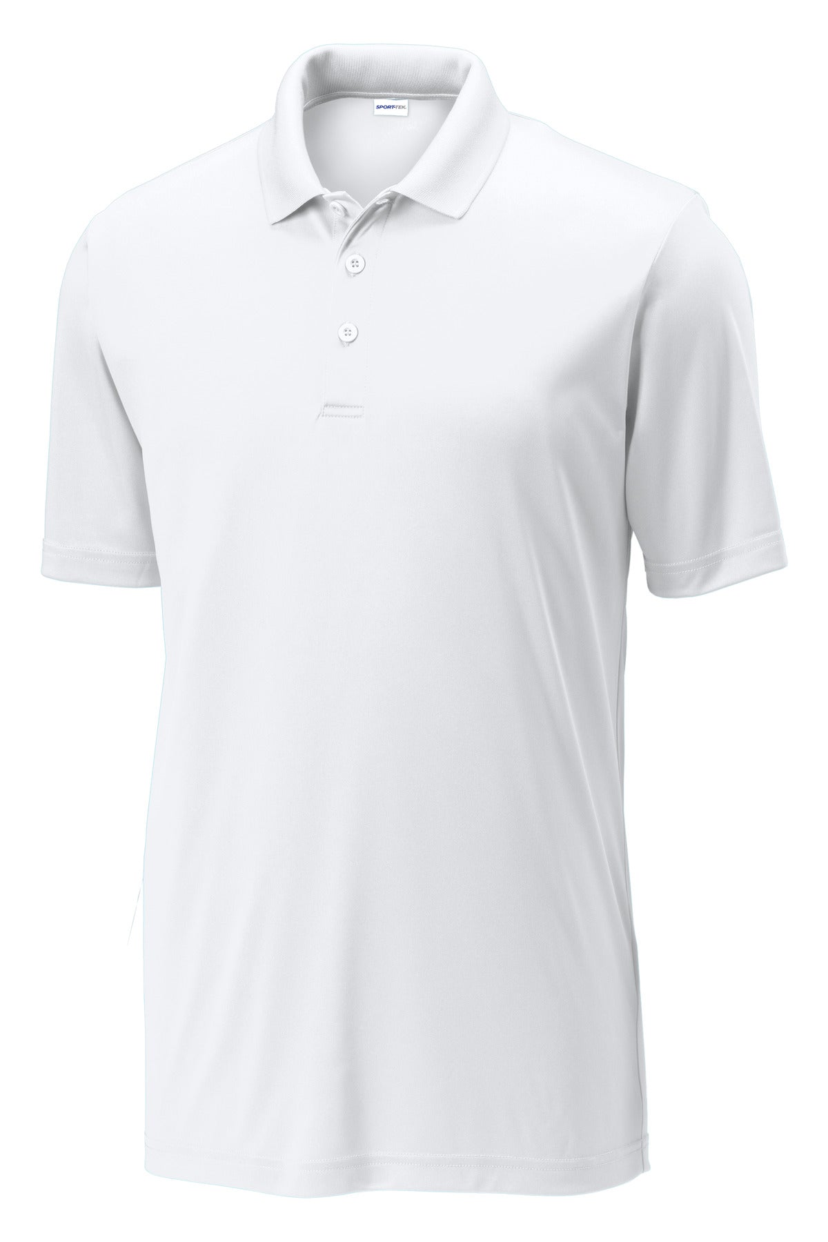 Sport-Tek PosiCharge Competitor Polo - White - flat front