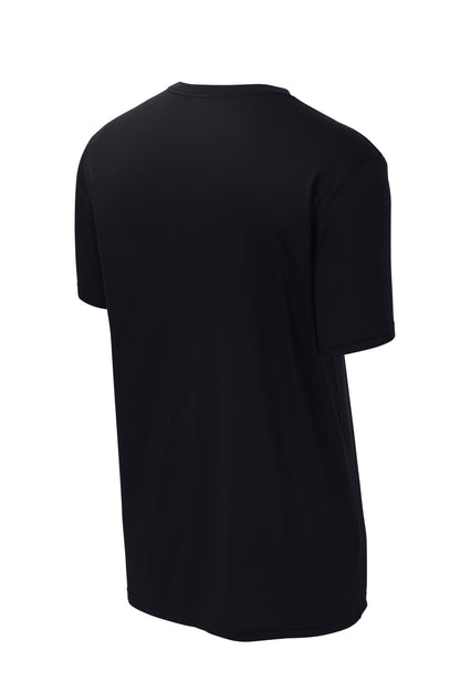 Sport-Tek Echo Tee - Black - flat back