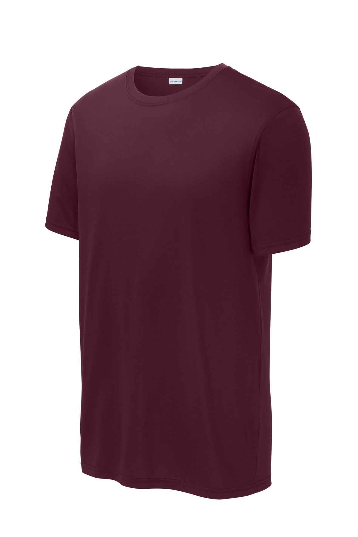 Sport-Tek Echo Tee - Maroon - flat front