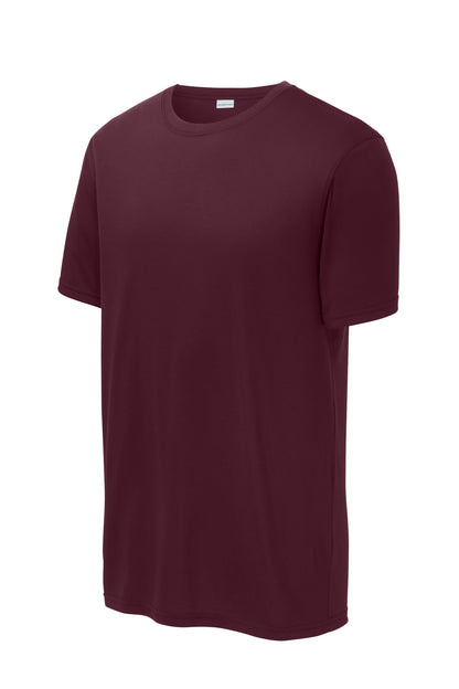 Sport-Tek Echo Tee - Maroon - flat front