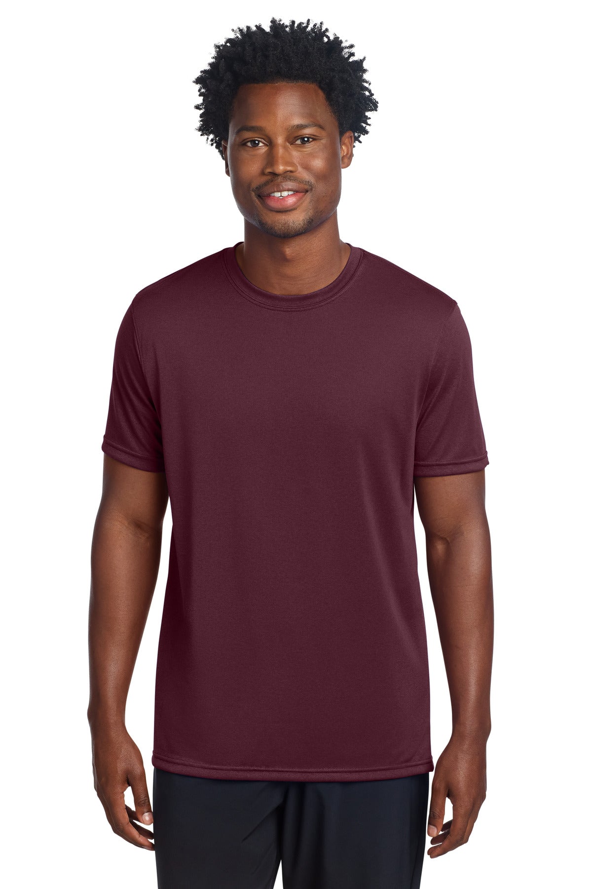Sport-Tek Echo Tee - Maroon - front