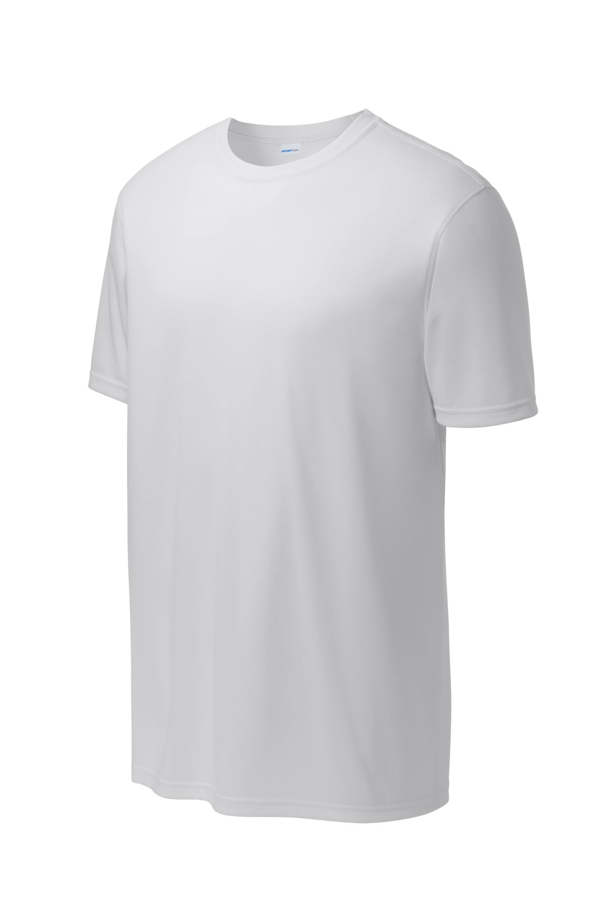 Sport-Tek Echo Tee - White - flat front