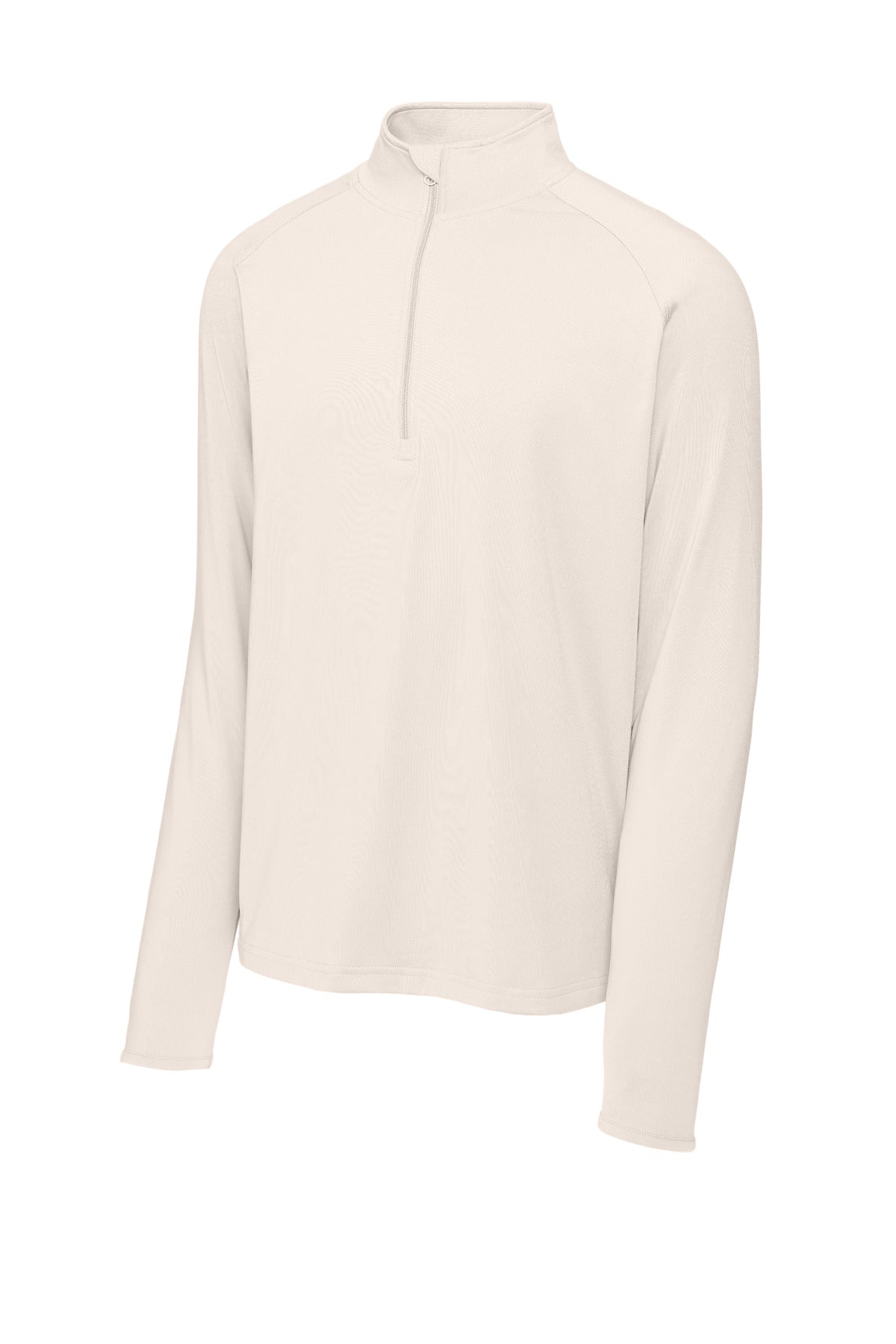 Sport-Tek Sport-Wick Stretch 1/4-Zip Pullover - Ecru - flat front