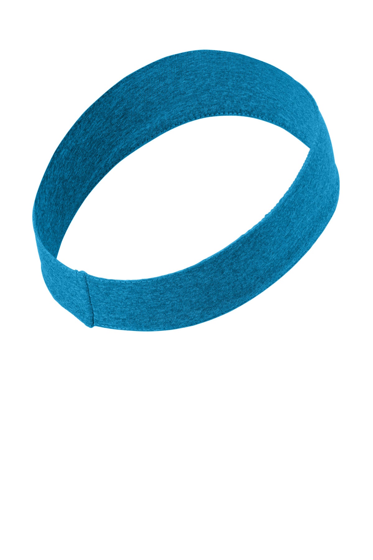 Sport-Tek Contender Headband - Blue Wake Heather - flat back