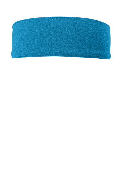 Sport-Tek Contender Headband - Blue Wake Heather - front