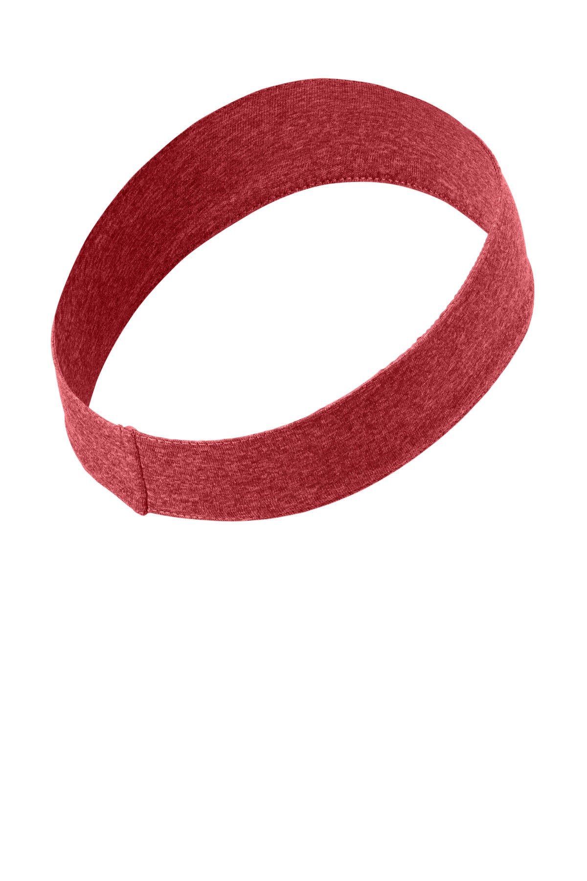 Sport-Tek Contender Headband - Scarlet Heather - flat back